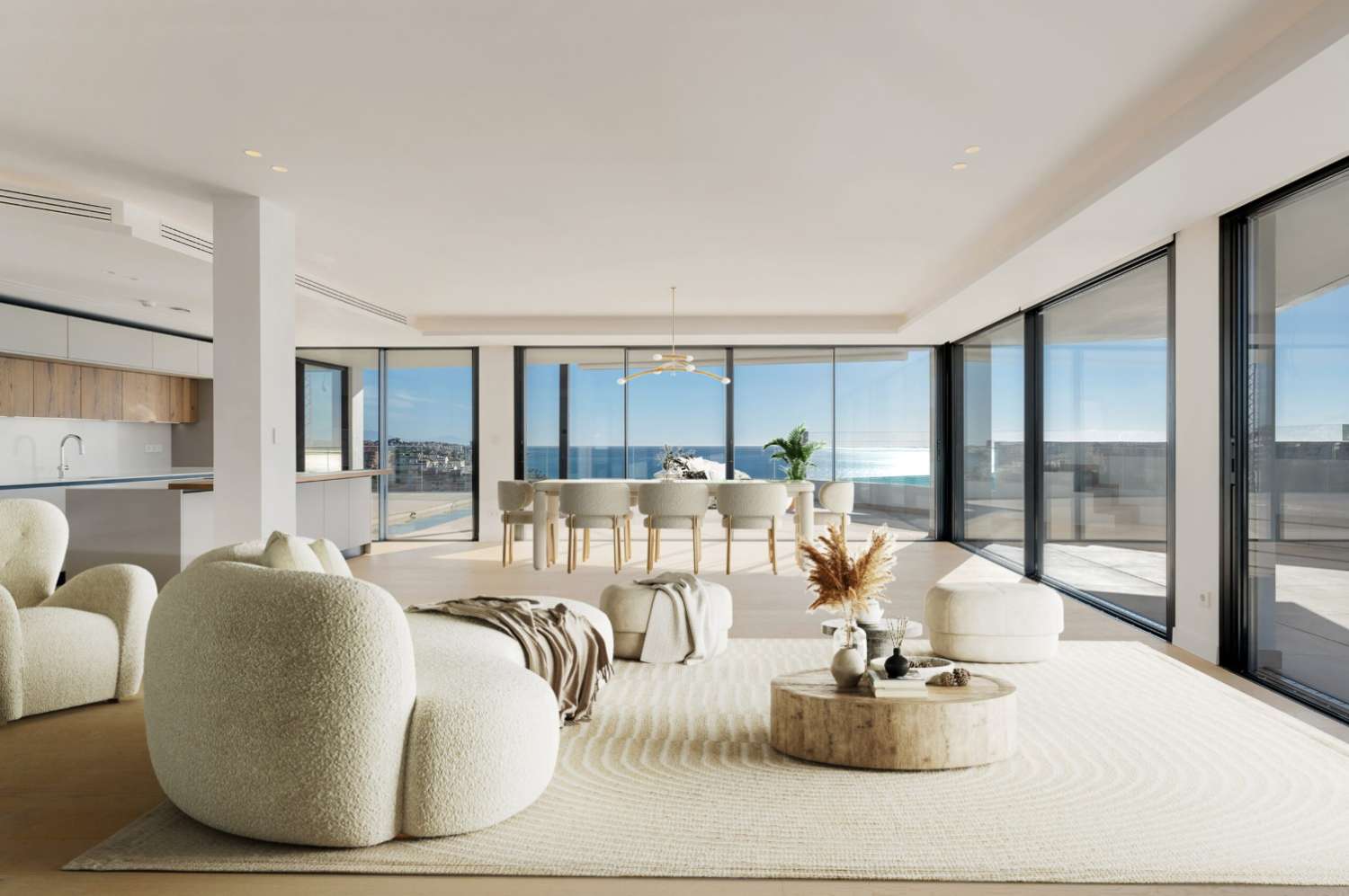 Imponerande nybyggd takvåning med otrolig havsutsikt!