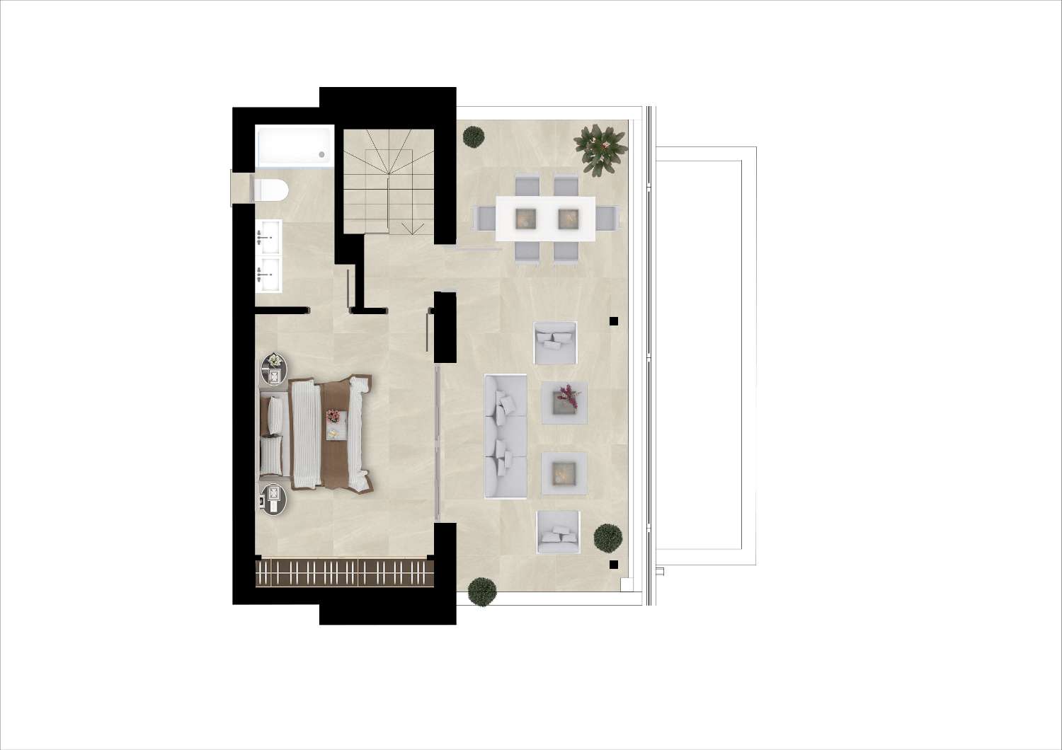 Rymliga lägenheter med 2 och 3 sovrum i La Cala Golf!