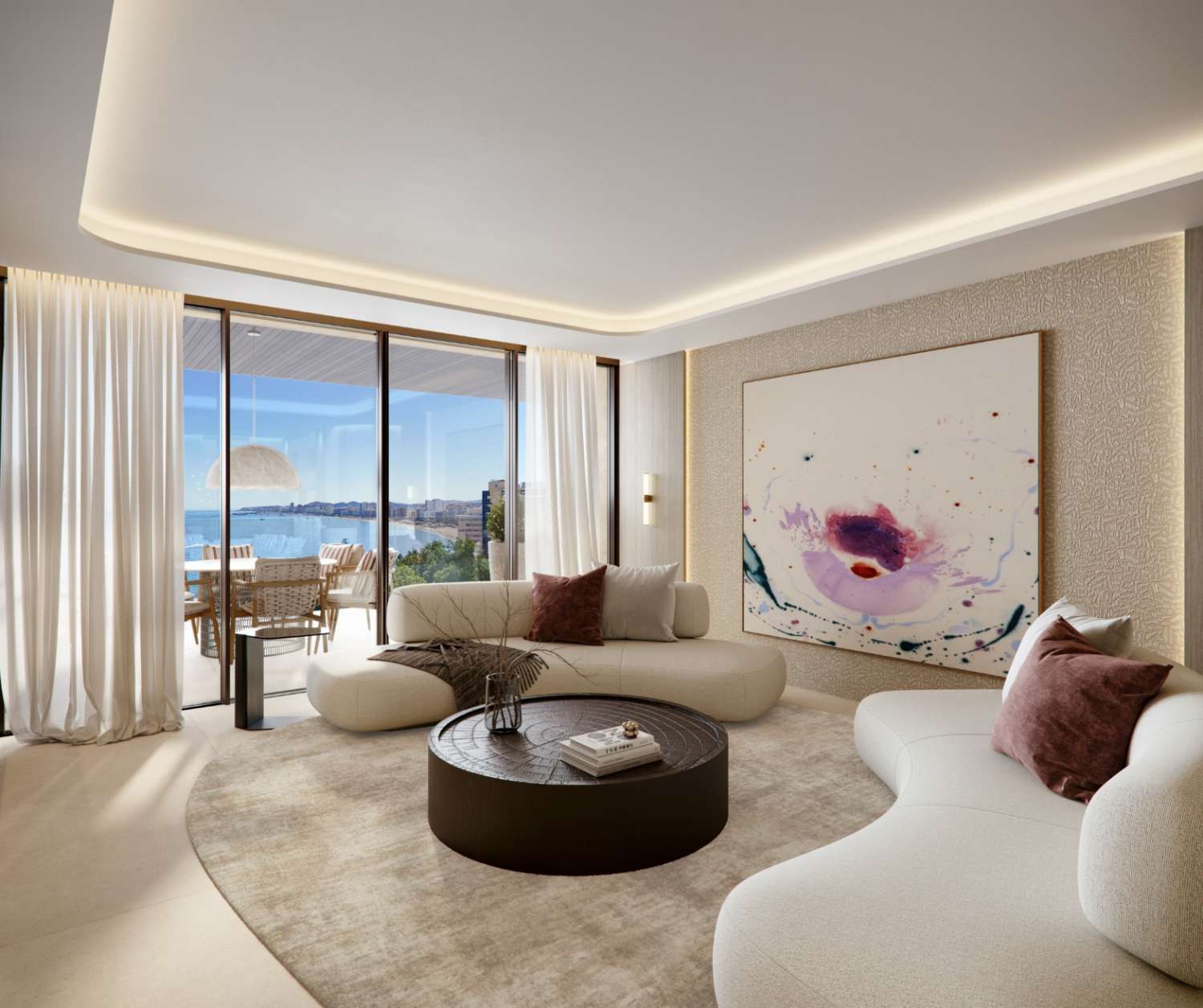 Hermosos apartamentos con vistas al mar en Carvajal a un paso de la playa!