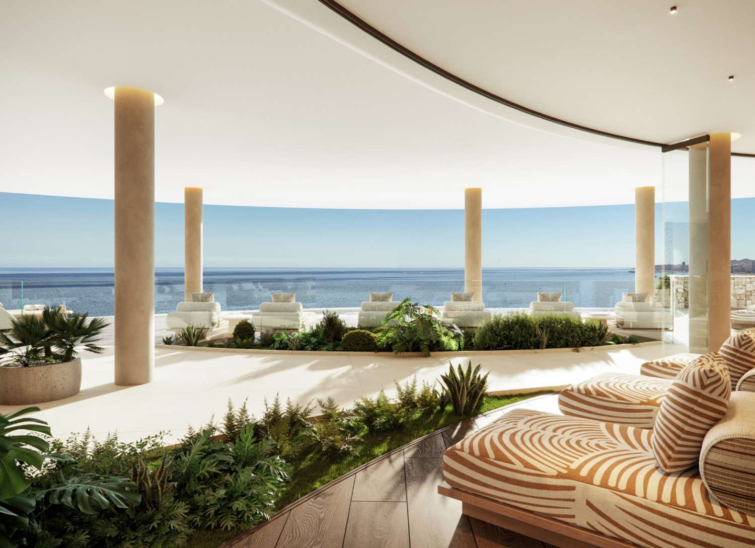 Hermosos apartamentos con vistas al mar en Carvajal a un paso de la playa!