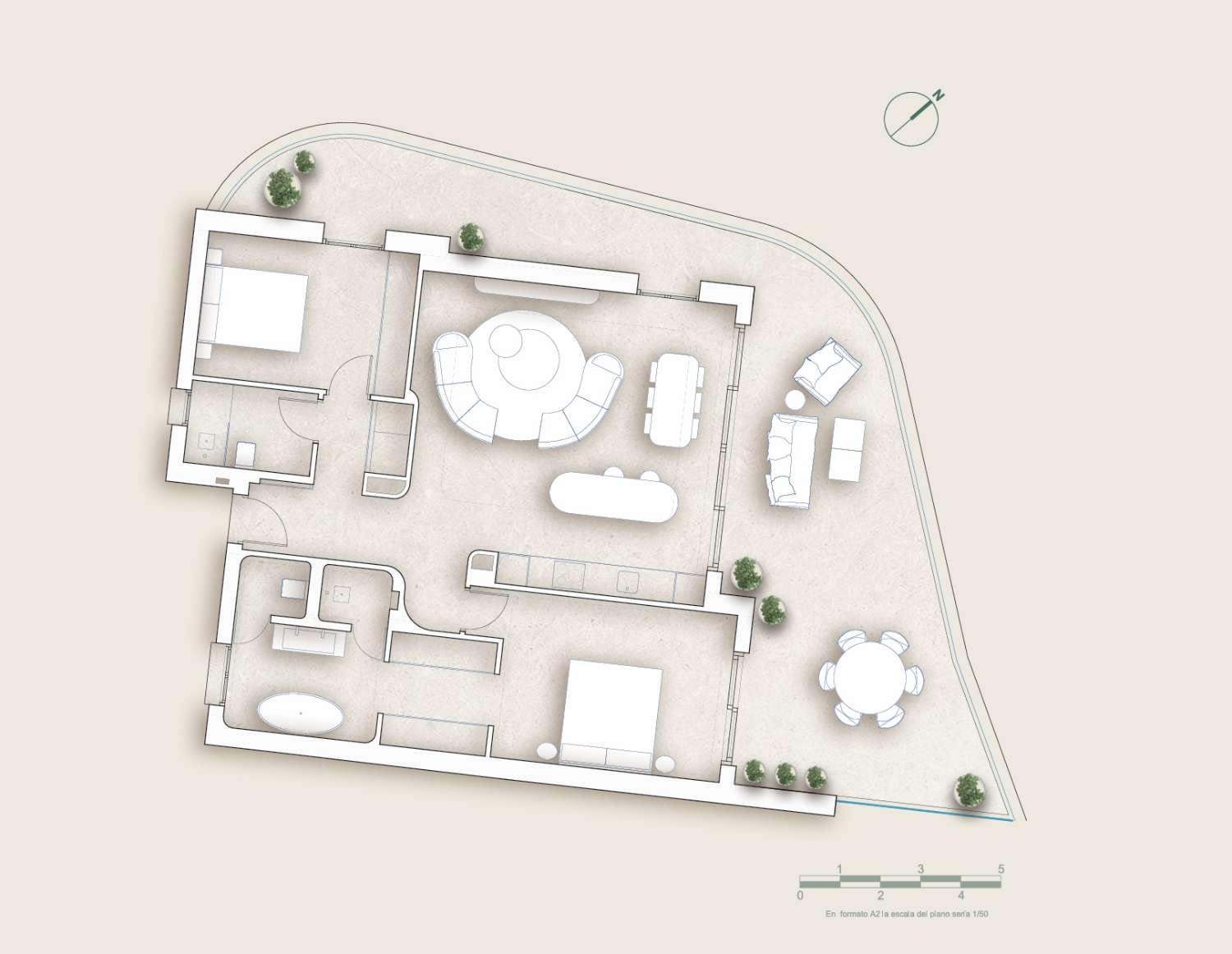 Hermosos apartamentos con vistas al mar en Carvajal a un paso de la playa!