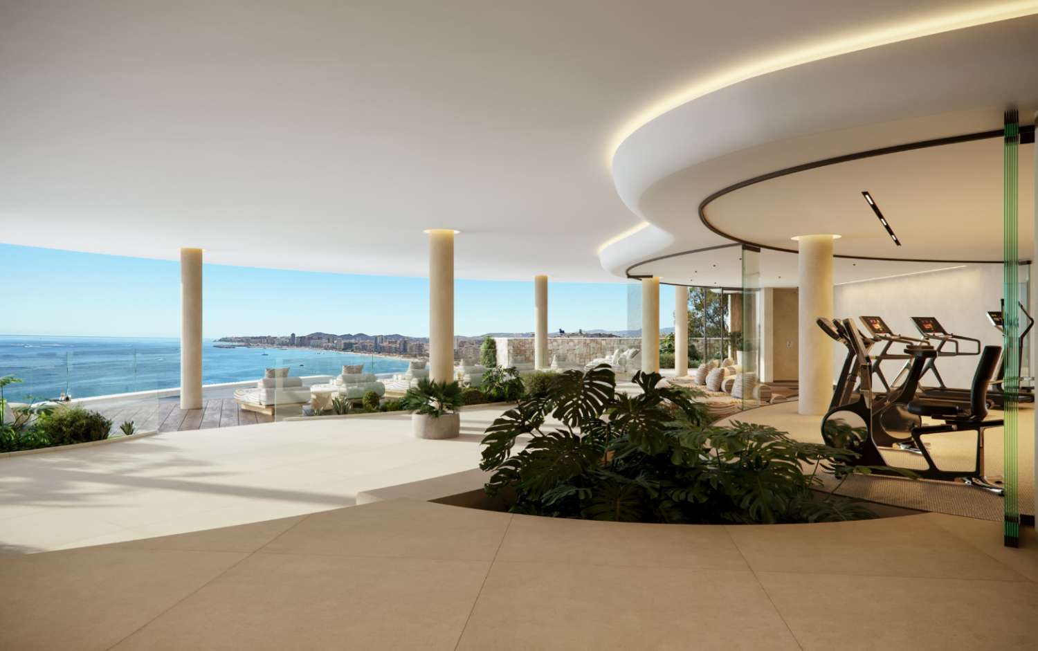 Hermosos apartamentos con vistas al mar en Carvajal a un paso de la playa!