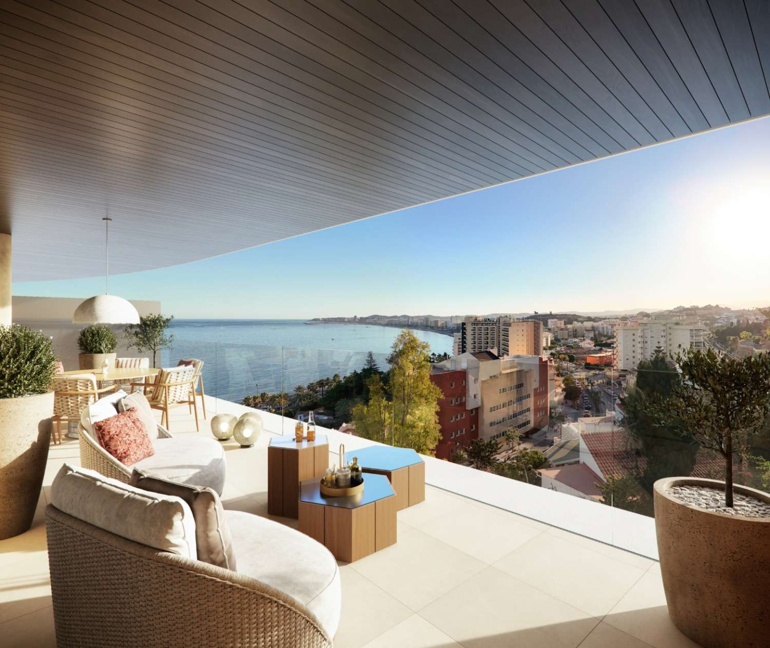 Hermosos apartamentos con vistas al mar en Carvajal a un paso de la playa!