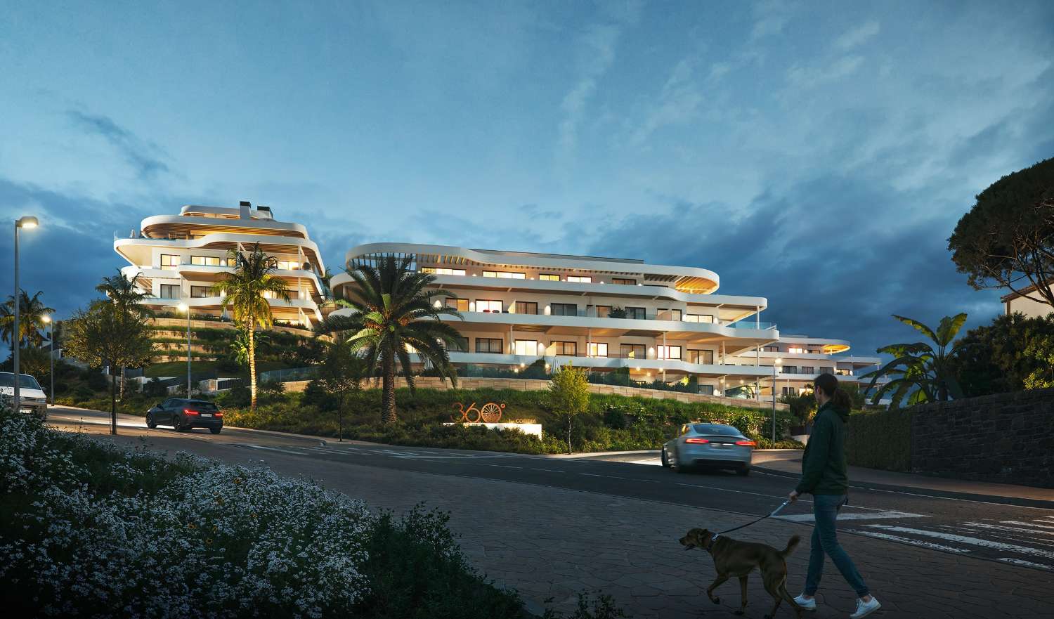 Spacious luxury apartments with sea views in Mijas Costa!
