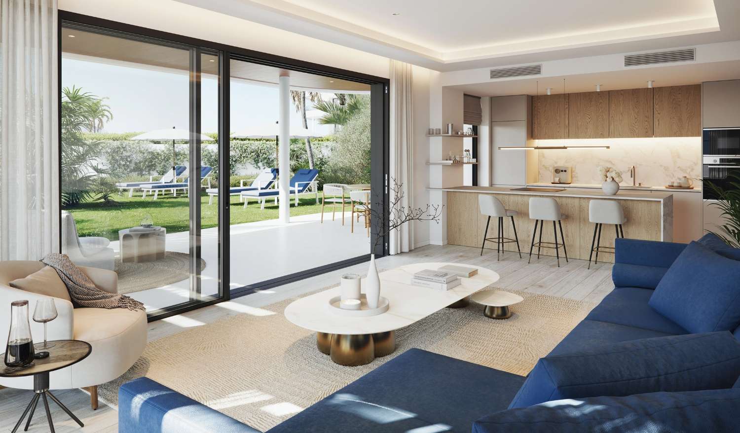 Spacious luxury apartments with sea views in Mijas Costa!