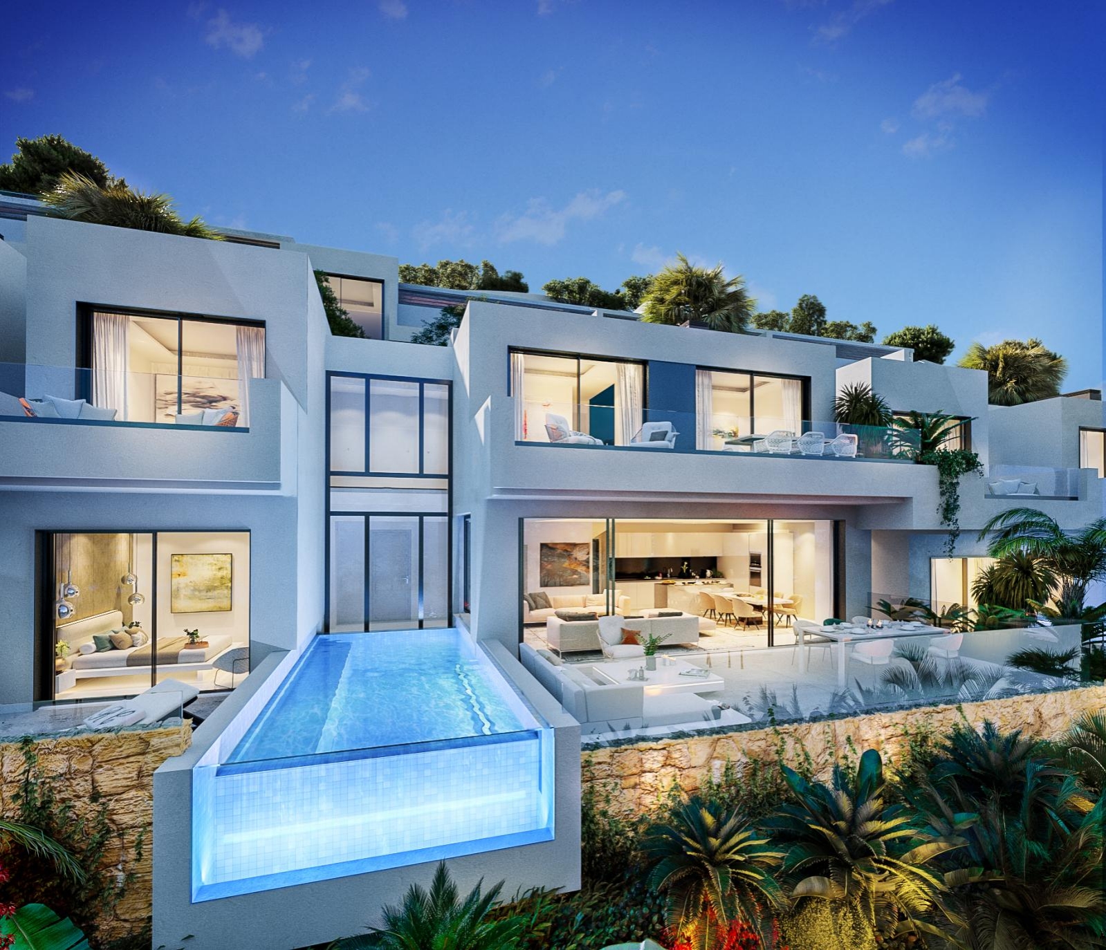 Ausgezeichnete Luxus-Häuser mit herrlichem Meerblick!