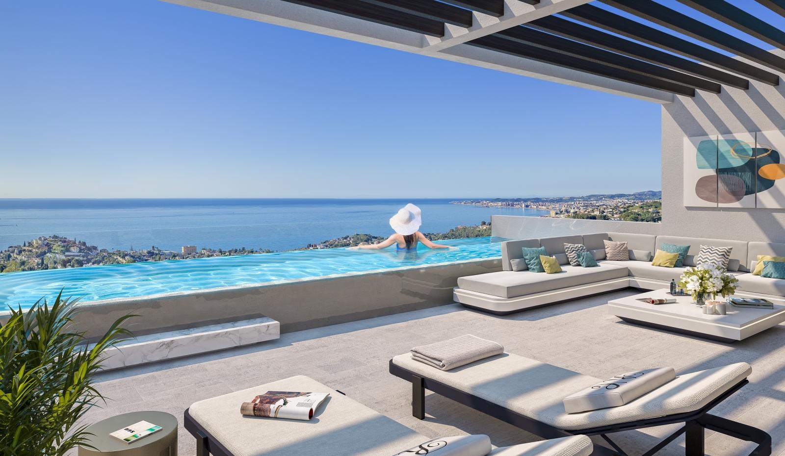 Excellentes maisons de luxe avec une vue imprenable sur la mer!