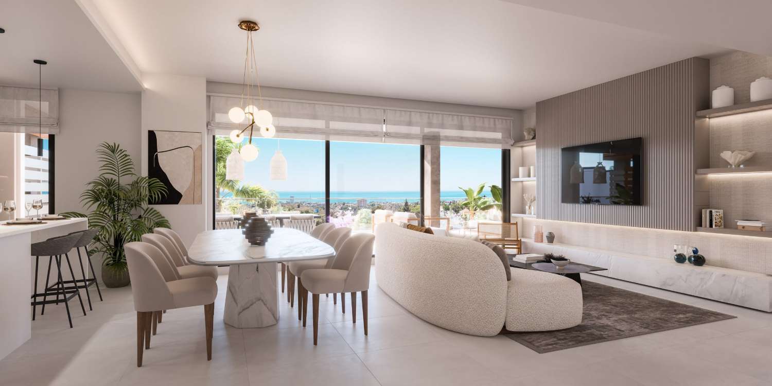 Excellents appartements avec vue sur la mer à Alto de Los Monteros !