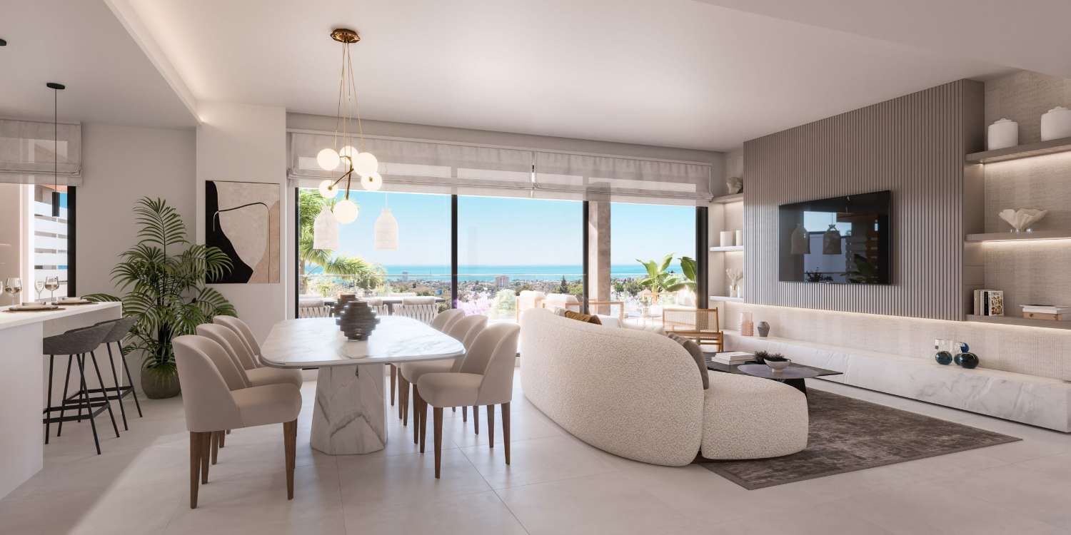 Excellent apartments with sea views in Alto de Los Monteros!