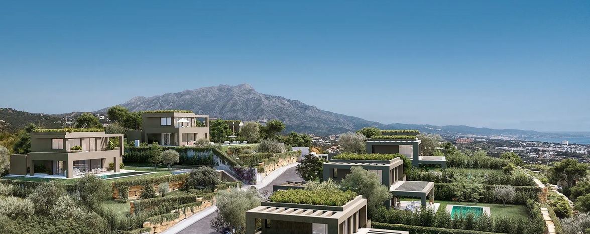 Belles villas avec vue panoramique sur la mer à Benahavís !