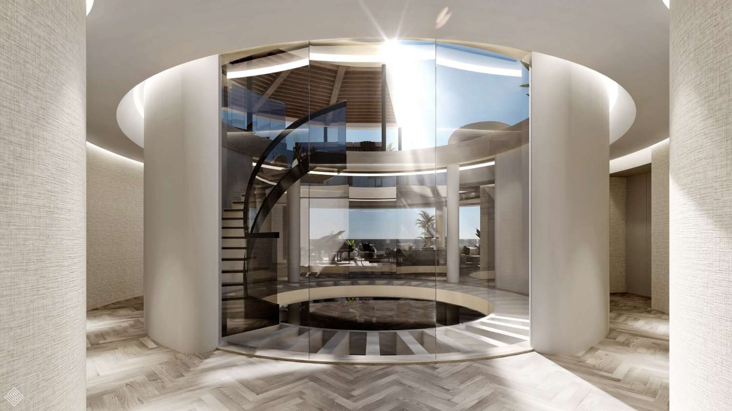 Impressive apartment with 360º panoramic views!