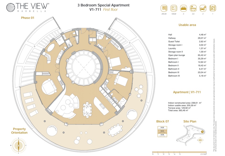 Impressive apartment with 360º panoramic views!