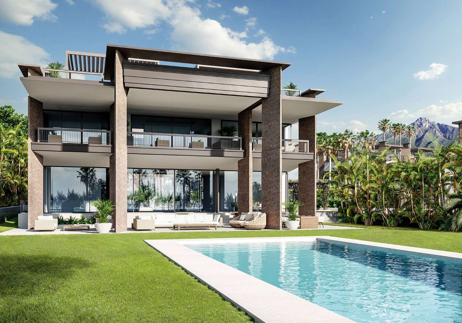 Exclusivas villas de lujo muy cerca de Puerto Banús, Marbella!