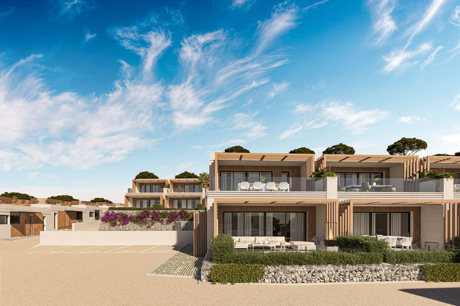 Maisons de ville modernes de nouvelle construction à Mijas Costa!