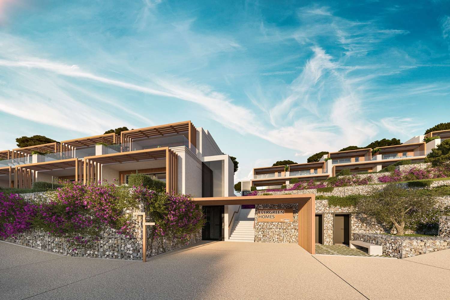 Maisons de ville modernes de nouvelle construction à Mijas Costa!