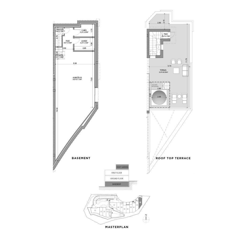 Excellentes maisons de ville avec vue sur la mer à Riviera del Sol!