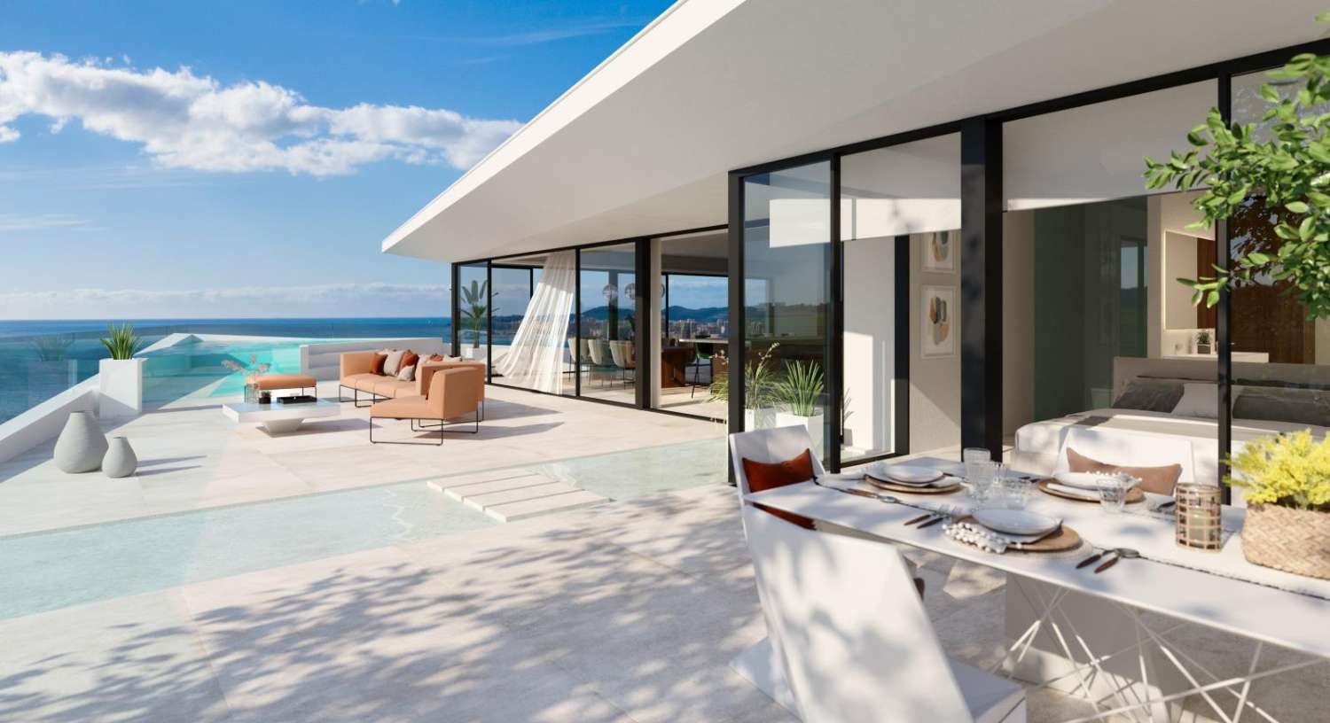 Exclusive new construction apartments with incredible sea views!