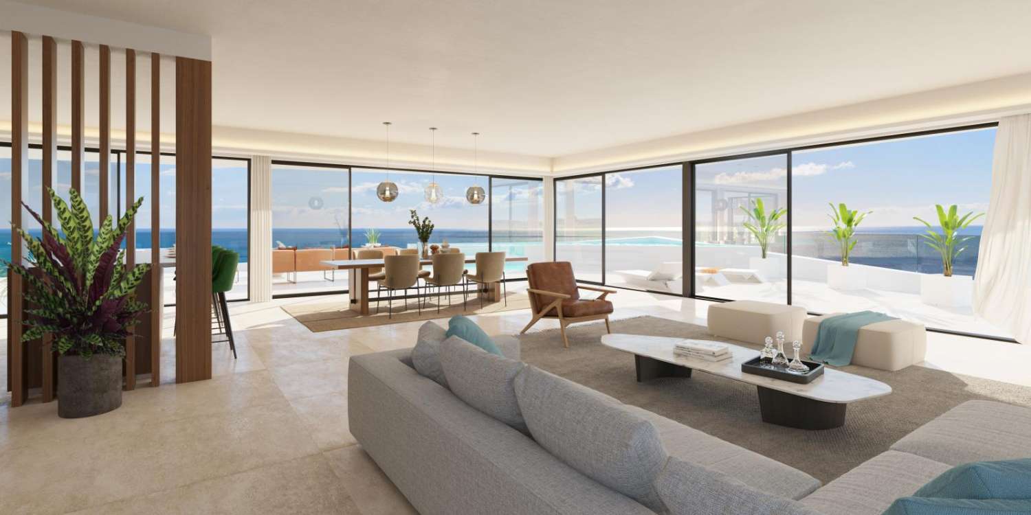 Impressive new construction penthouse with incredible sea views!