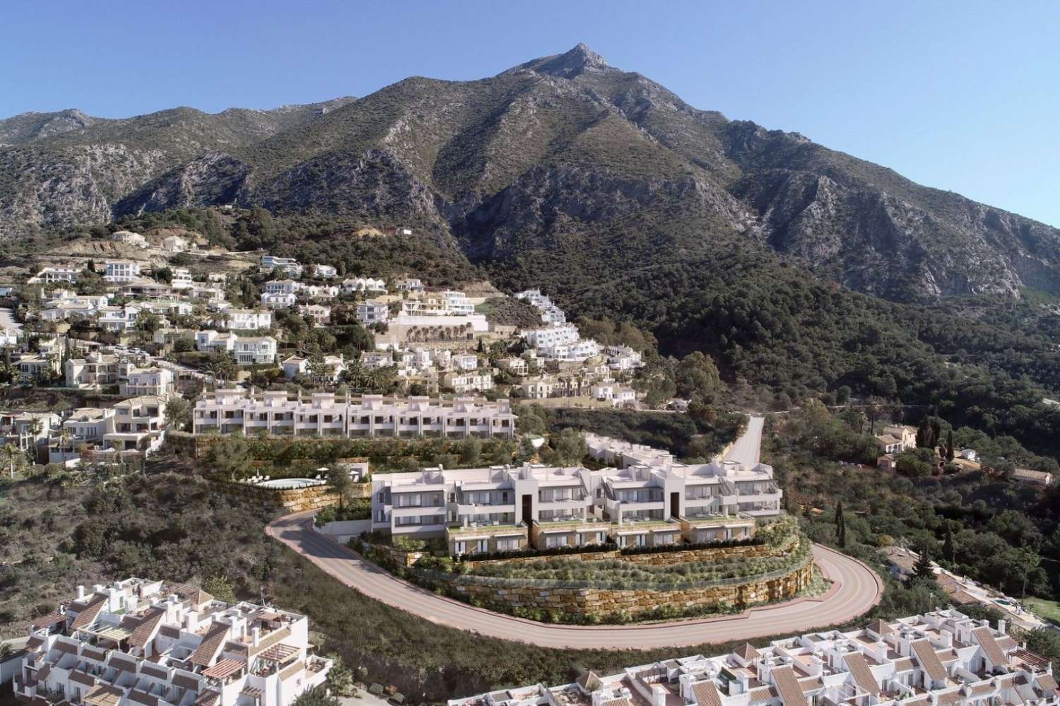 Schöne Apartments mit Panoramablick in Sierra Blanca, Istán!