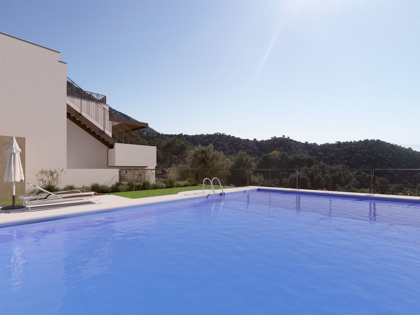 Schöne Apartments mit Panoramablick in Sierra Blanca, Istán!