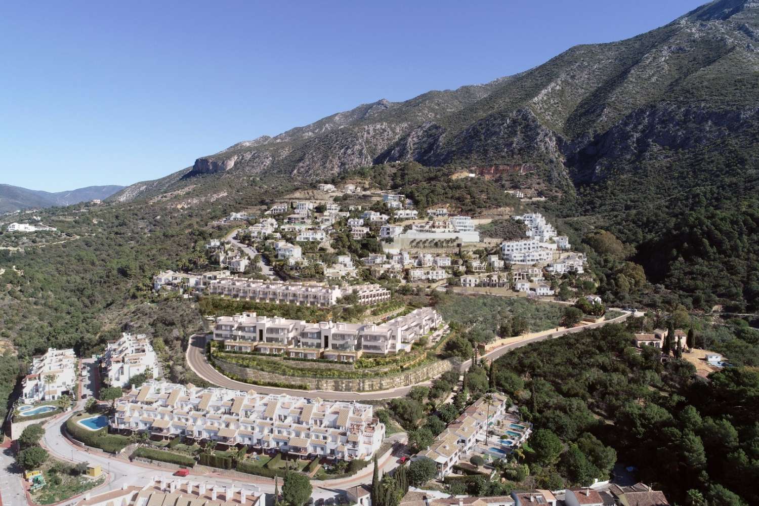 Schöne Apartments mit Panoramablick in Sierra Blanca, Istán!