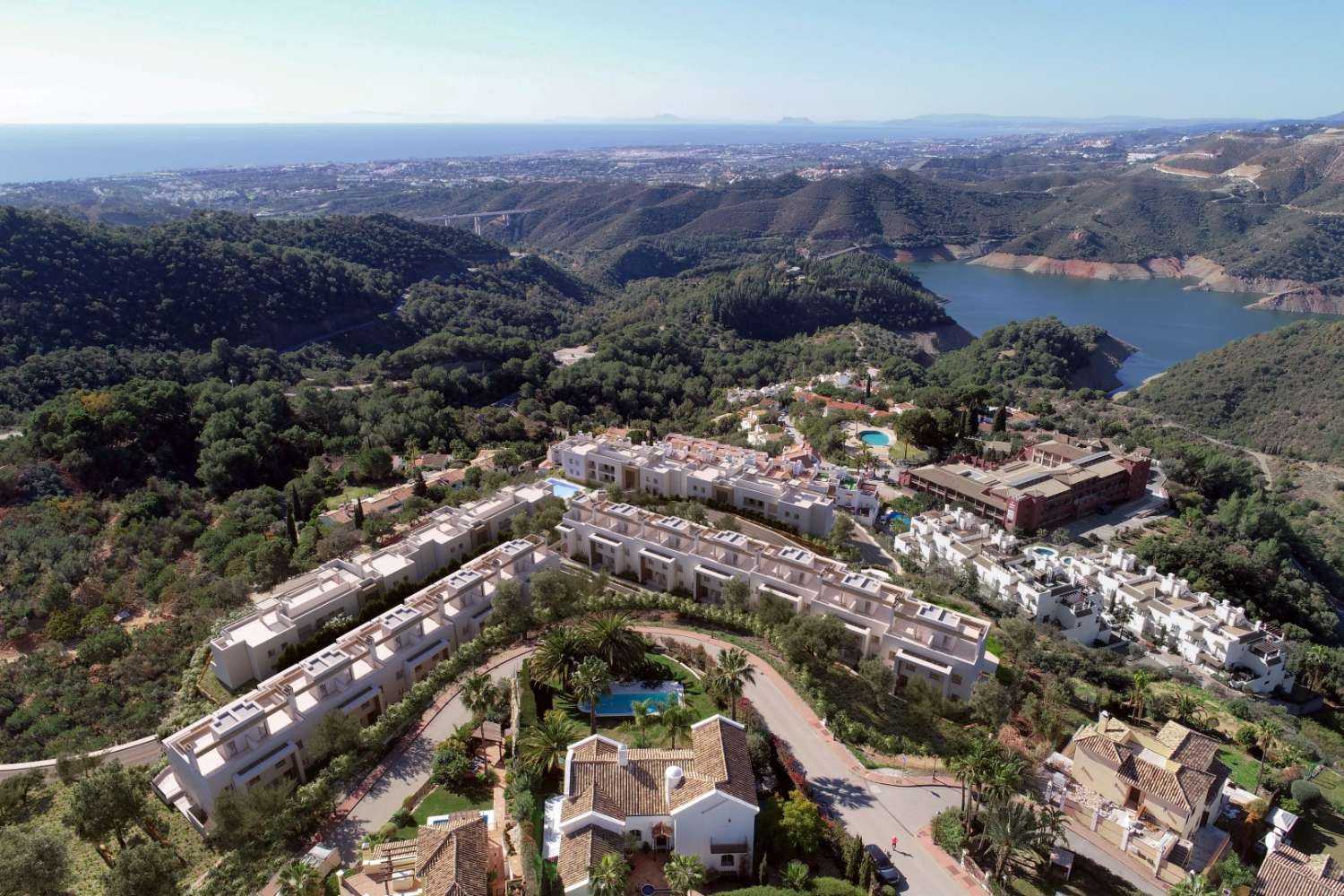 Schöne Apartments mit Panoramablick in Sierra Blanca, Istán!