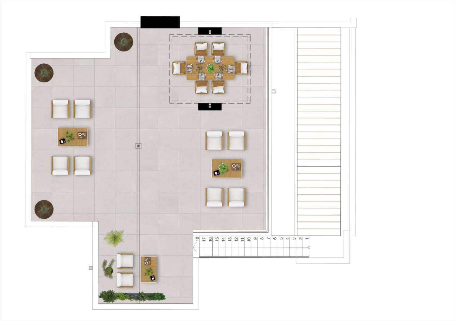 Penthouse te koop in Istán