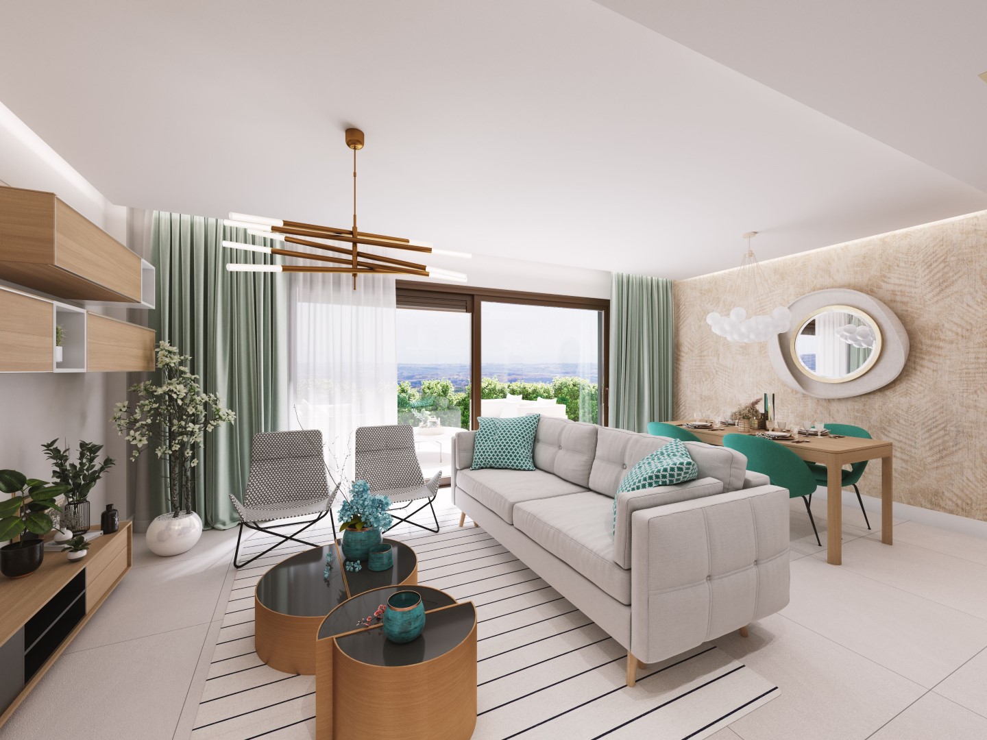 Beaux appartements avec vue panoramique à Sierra Blanca, Istán!