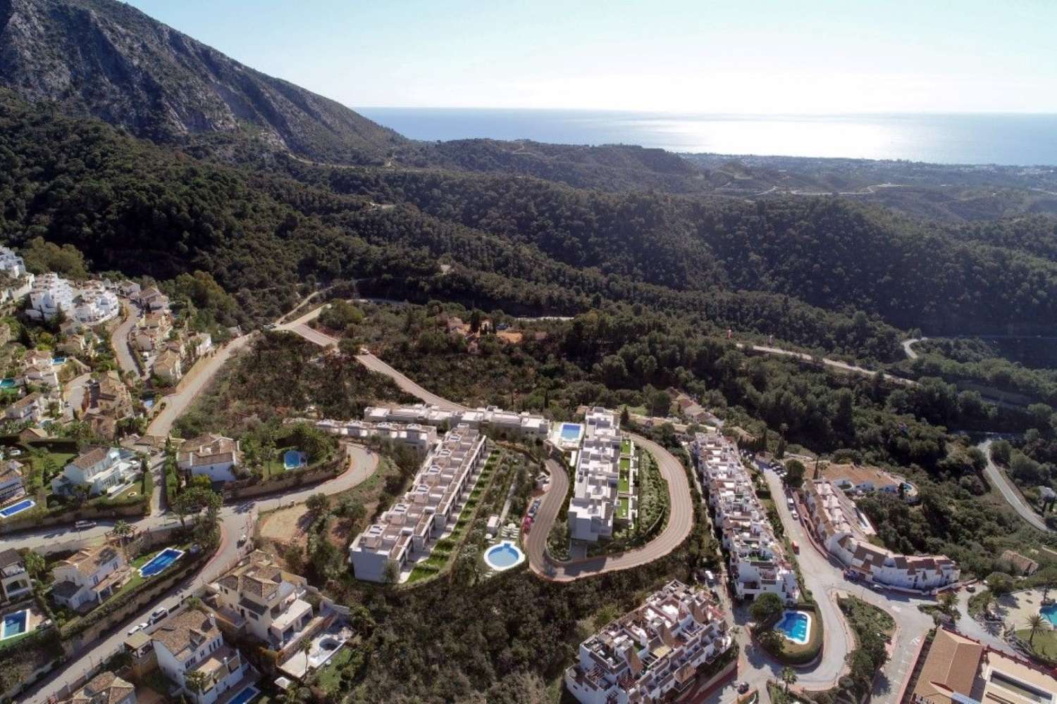 Belles maisons de ville avec vue panoramique à Sierra Blanca, Istán!