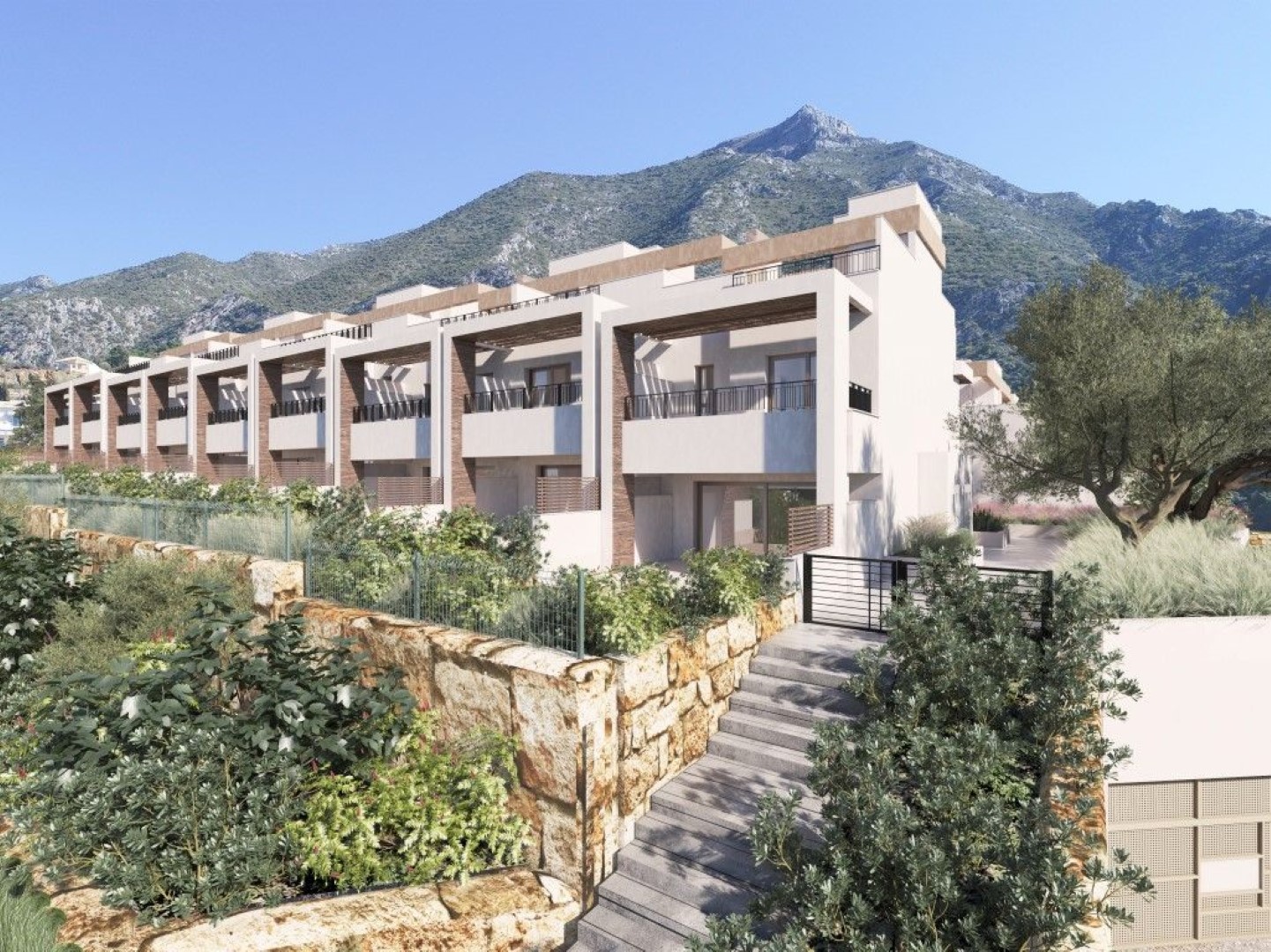 Beautiful townhouses with panoramic views in Sierra Blanca, Istán!