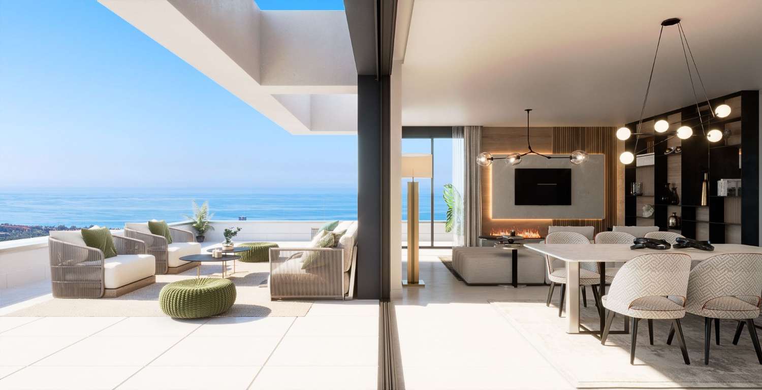 Appartements spacieux et lumineux avec vue sur la mer à Marbella!