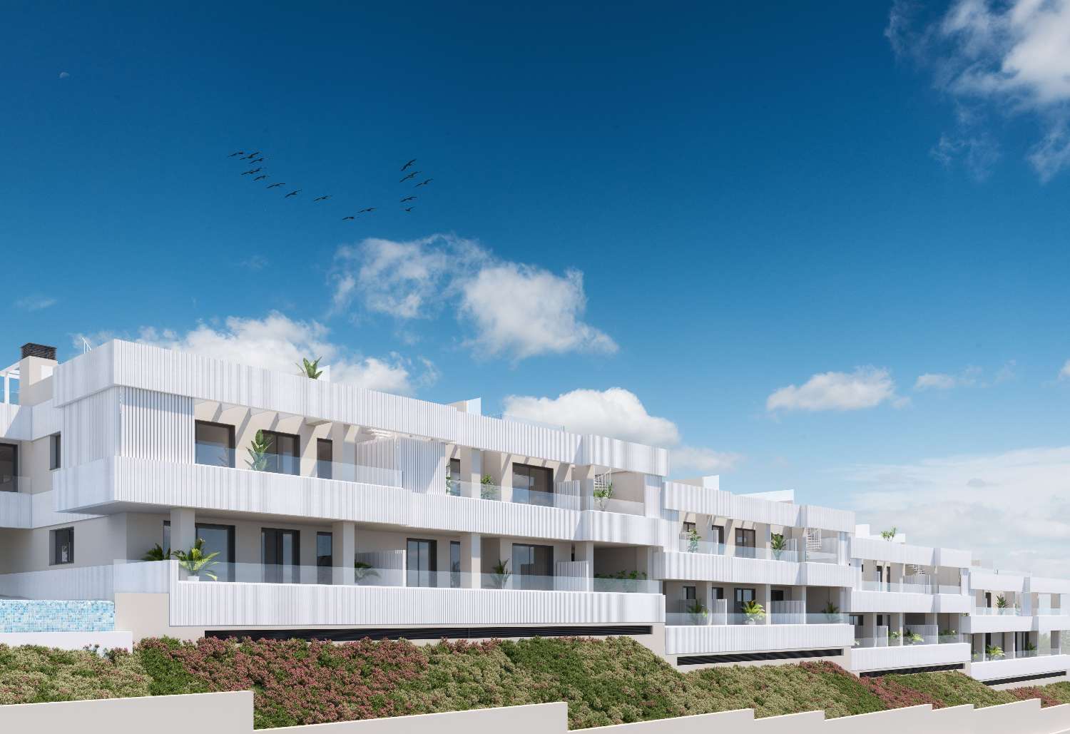 Utmärkta hus under uppbyggnad i Benalmádena Pueblo!