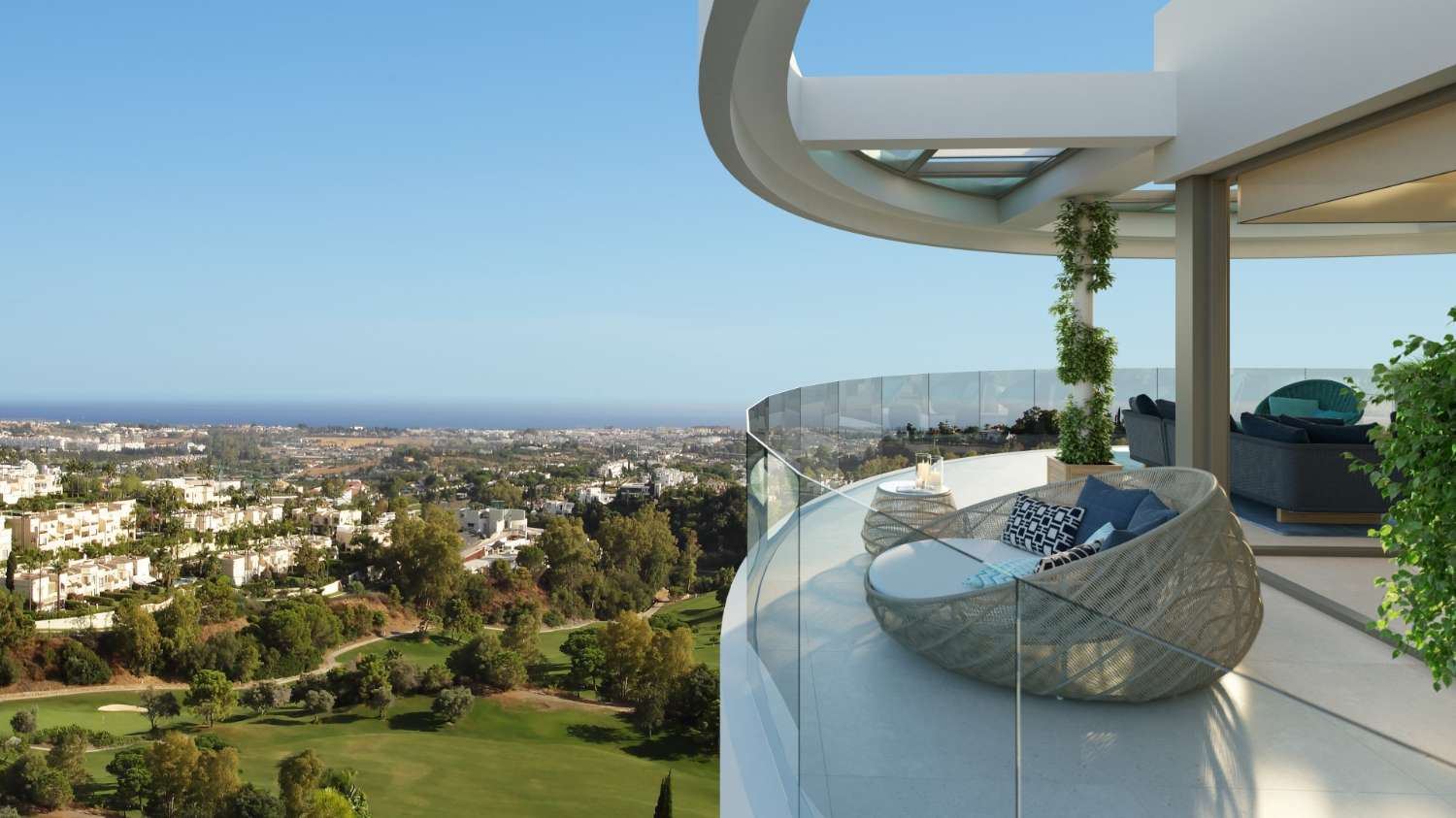 Exklusive Häuser mit Panoramablick auf das Meer!