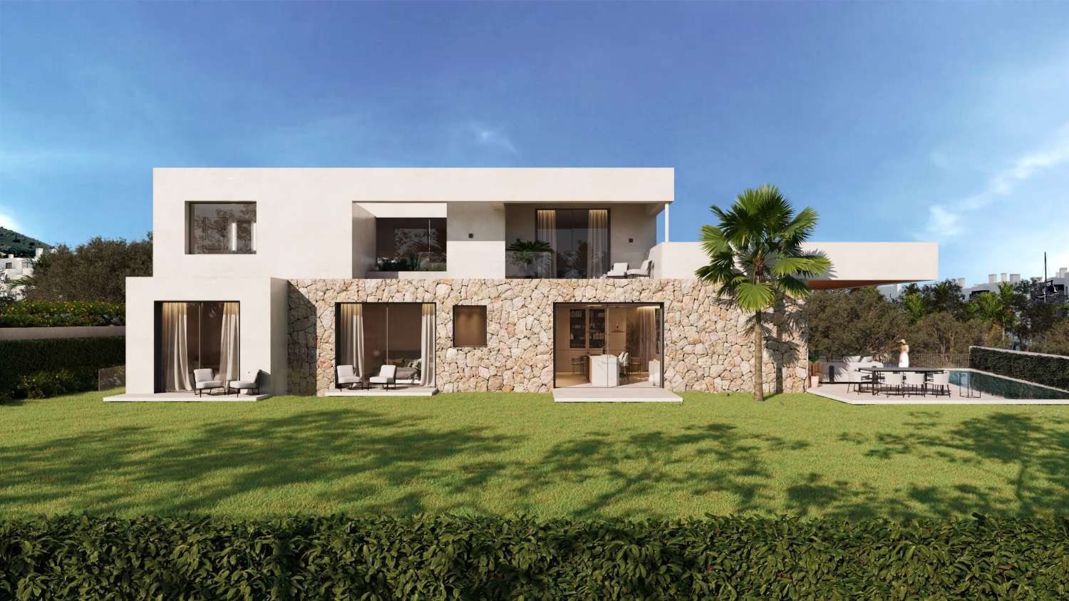 Impressive new construction villas in the Higuerón area!