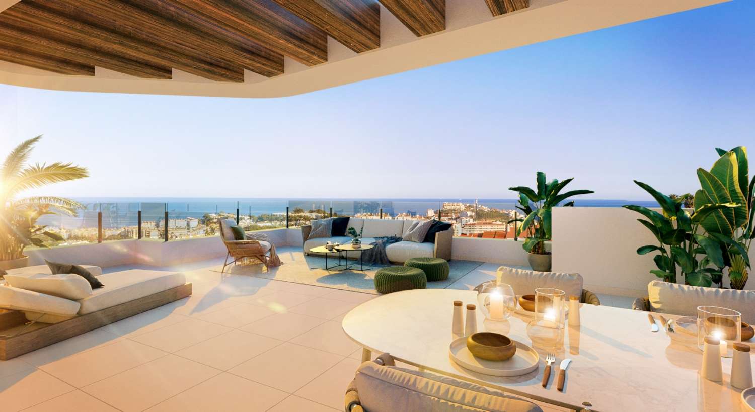 Penthouse salgai in La Cala de Mijas