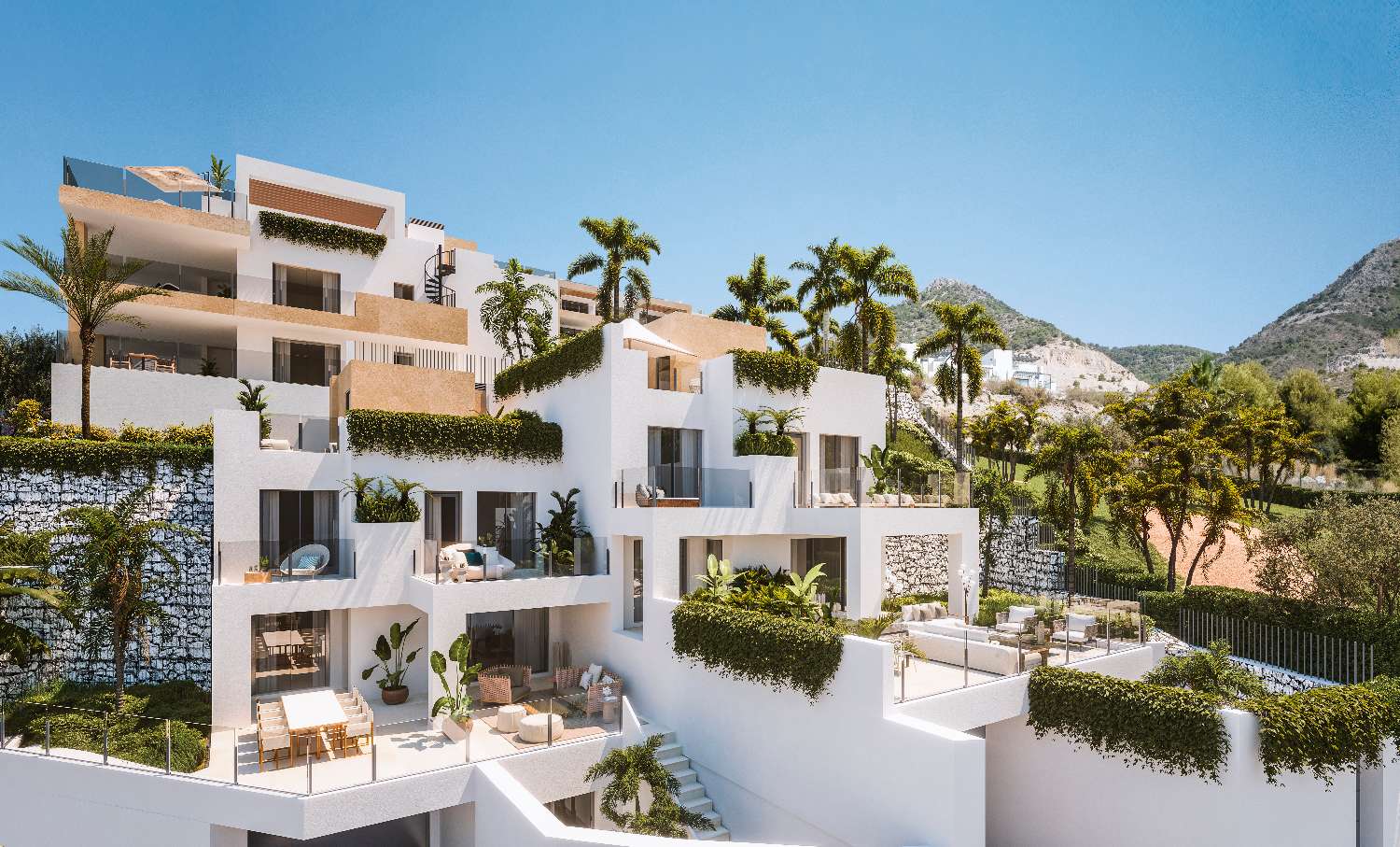 New development with beautiful sea views in Benalmádena!