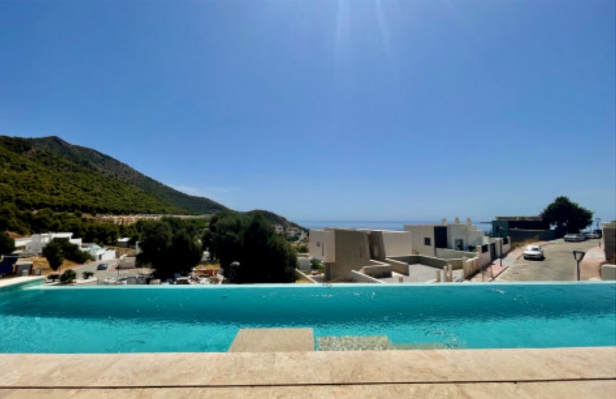 Wunderschöne Luxusvilla mit Panoramablick auf das Meer in Buenavista, Mijas!
