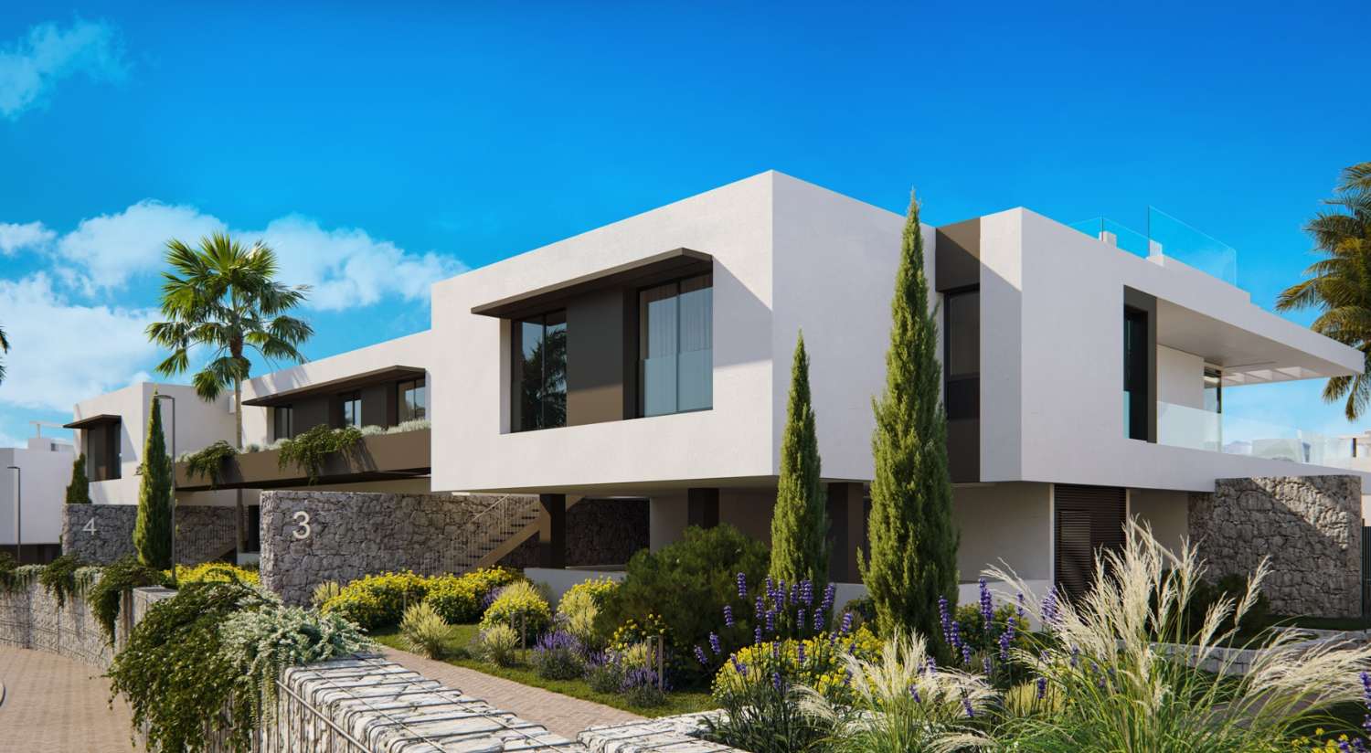 Spacious luxury semi-detached villas in Marbella!