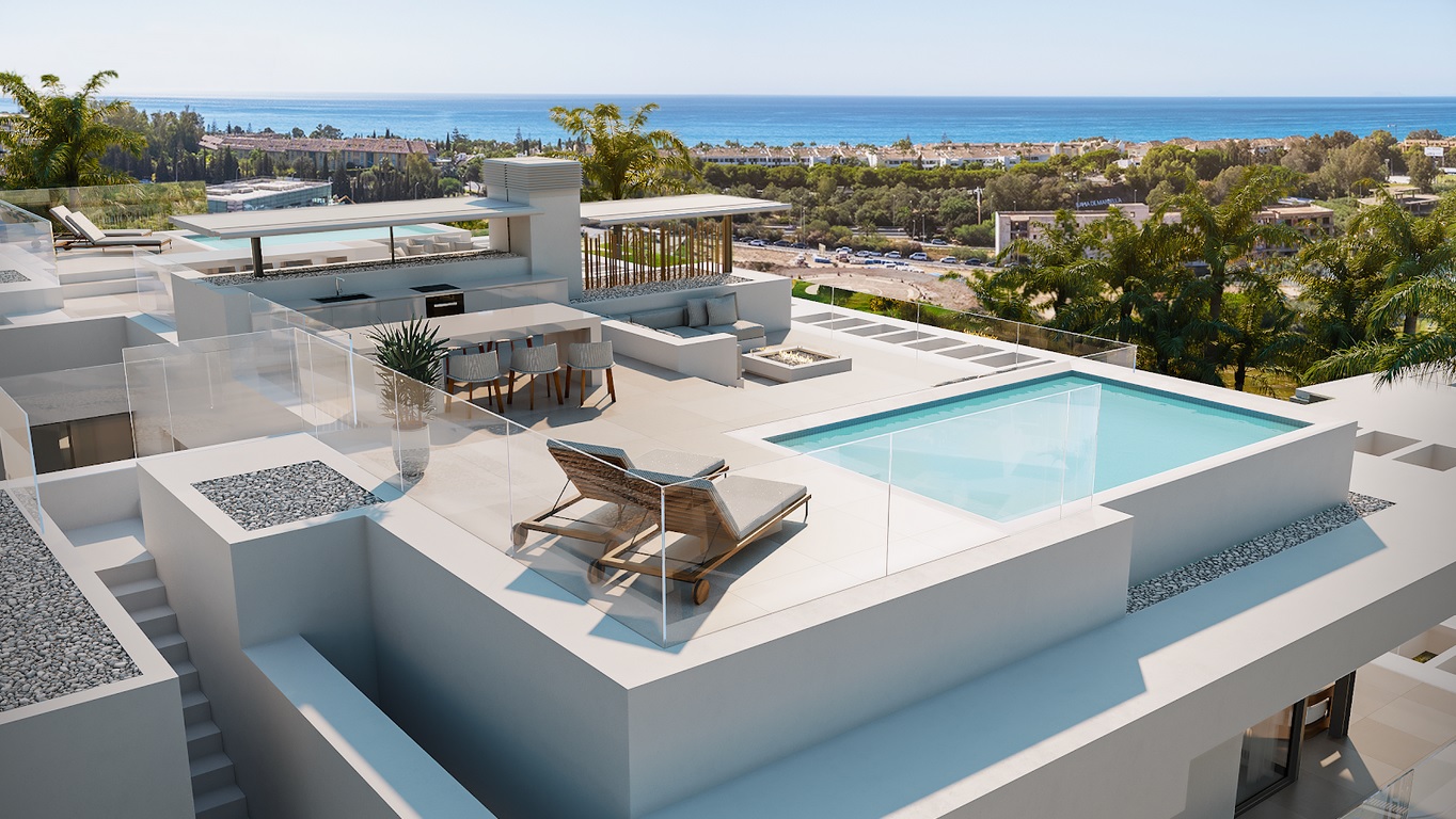 Spacious luxury semi-detached villas in Marbella!