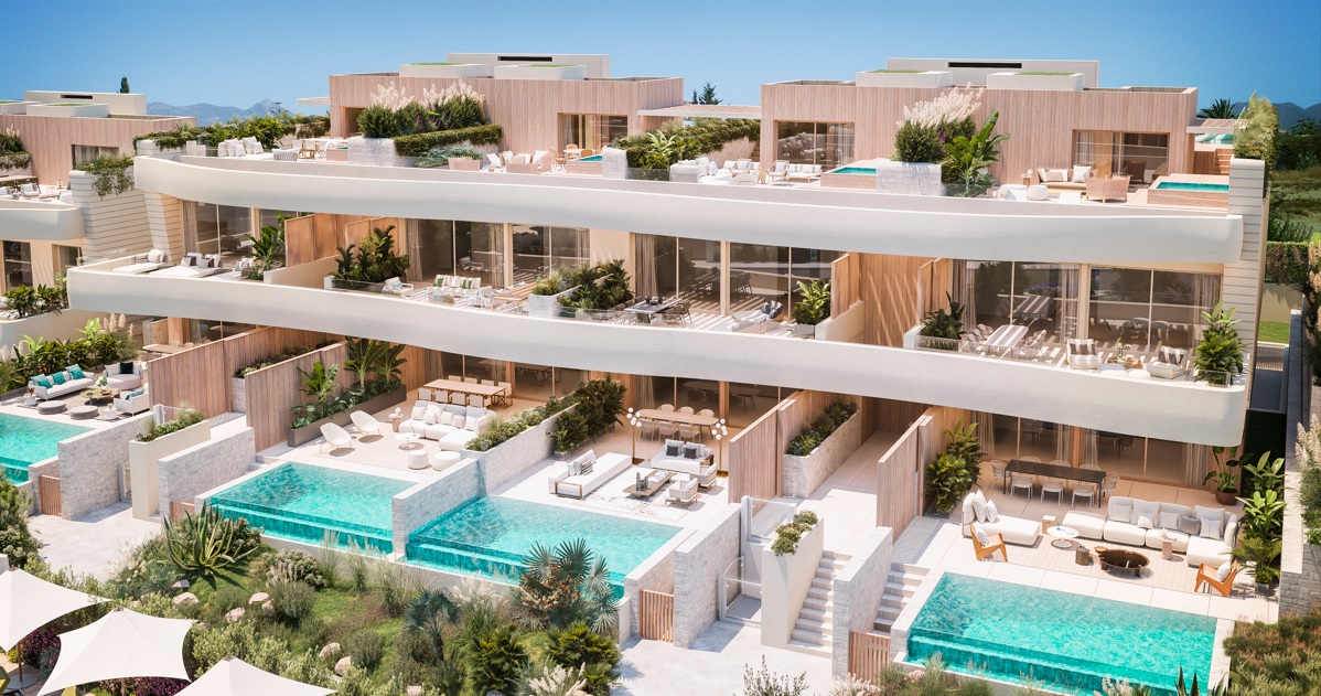 Exclusive luxury homes on the beachfront, Las Chapas, Marbella!
