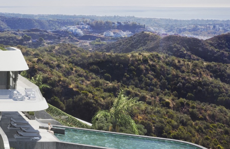 Großzügige Grundstücke mit Panoramablick auf das Meer in der Nähe von Marbella!