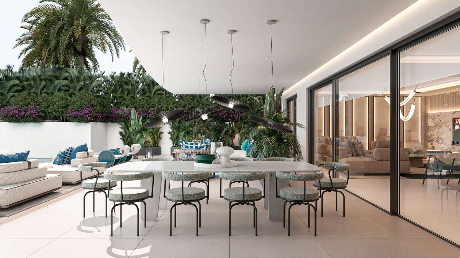 Exclusive luxury homes on the beachfront, Las Chapas, Marbella!