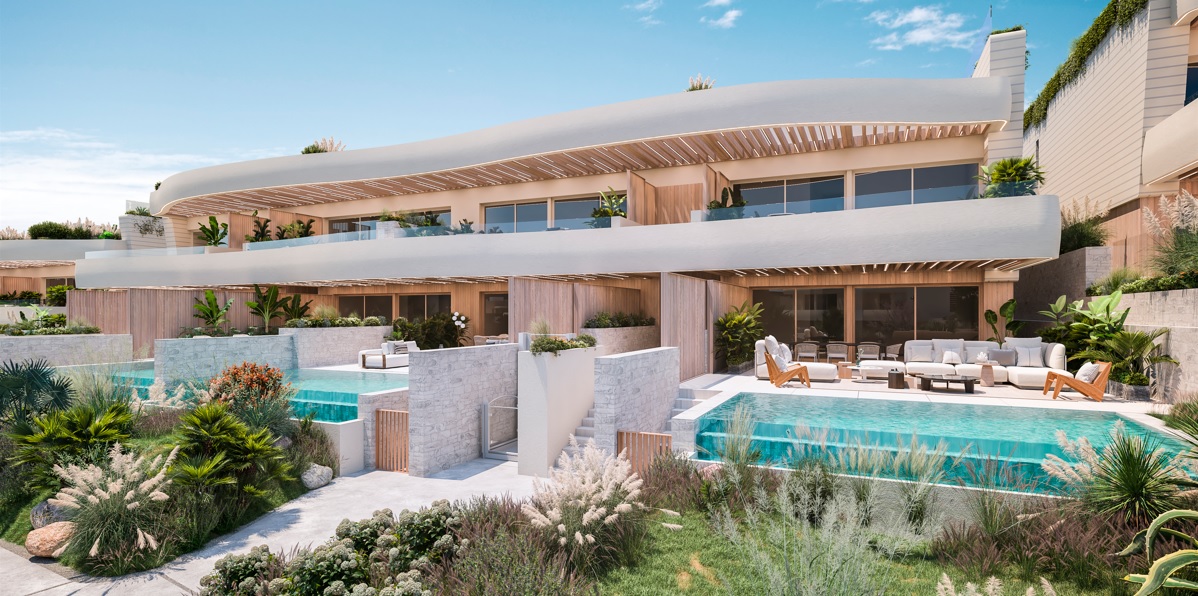 Exclusivas viviendas de lujo en primera línea de playa, Las Chapas, Marbella!