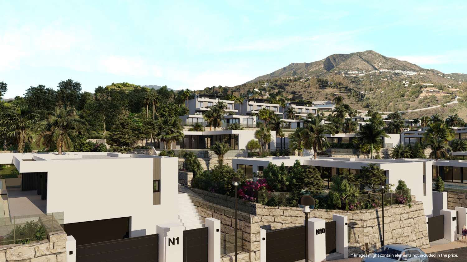 Exclusivas villas con vistas al mar en Mijas!