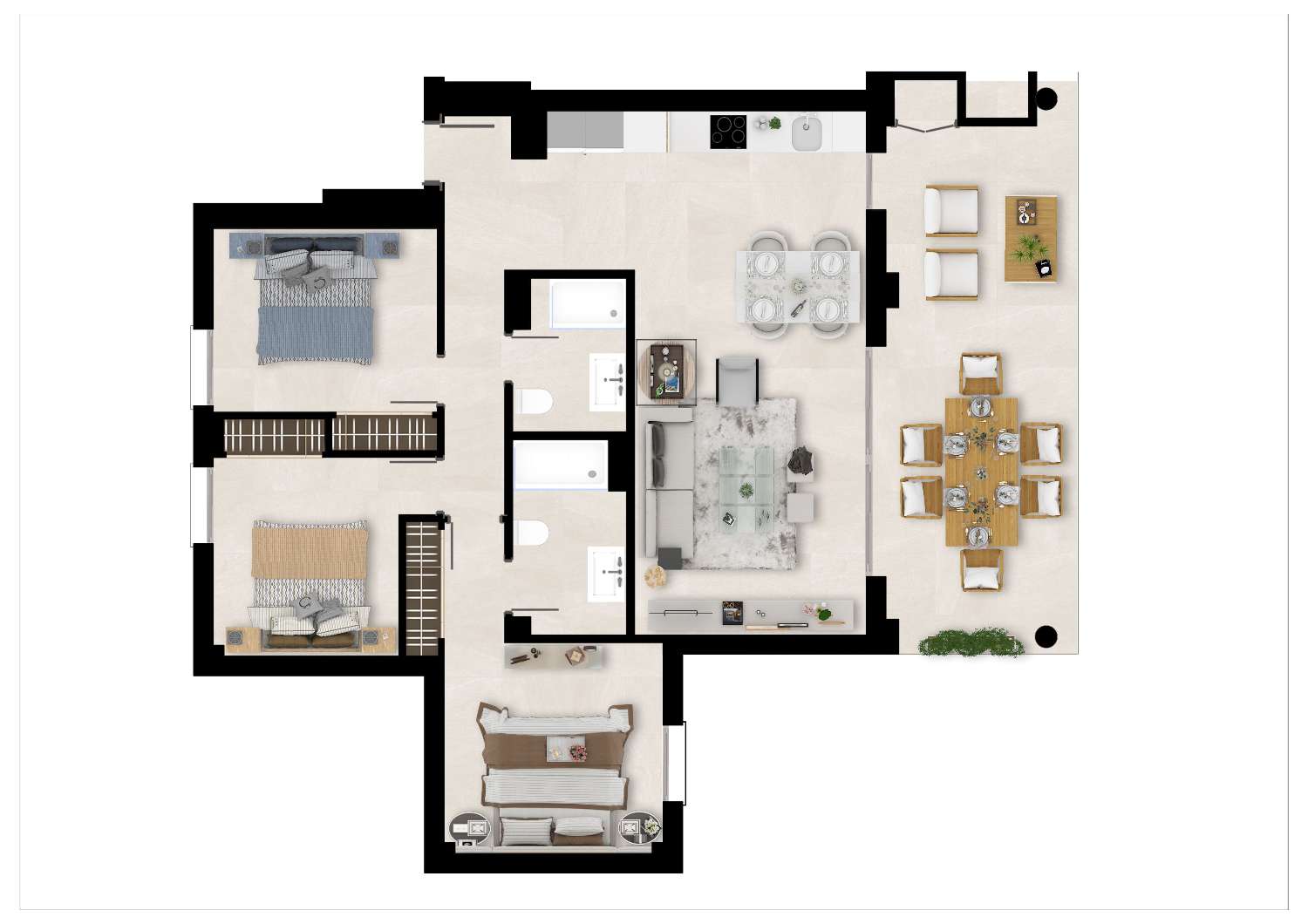 Flat te koop in La Cala Golf - Lagar Martell (Mijas)