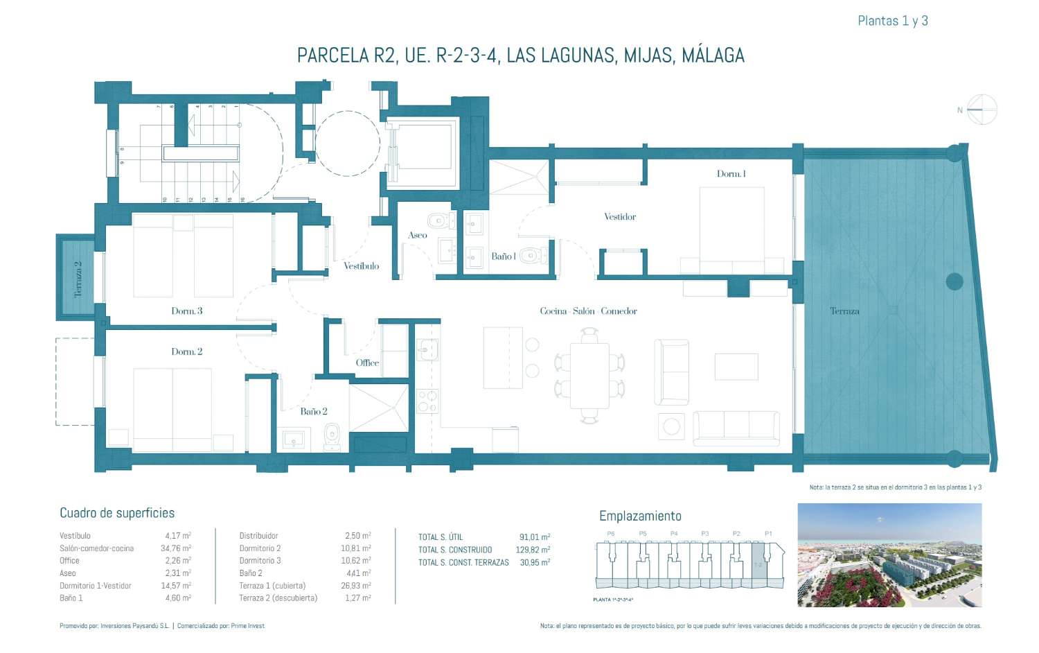 3 bedroom apartment with large terrace in Fuengirola!
