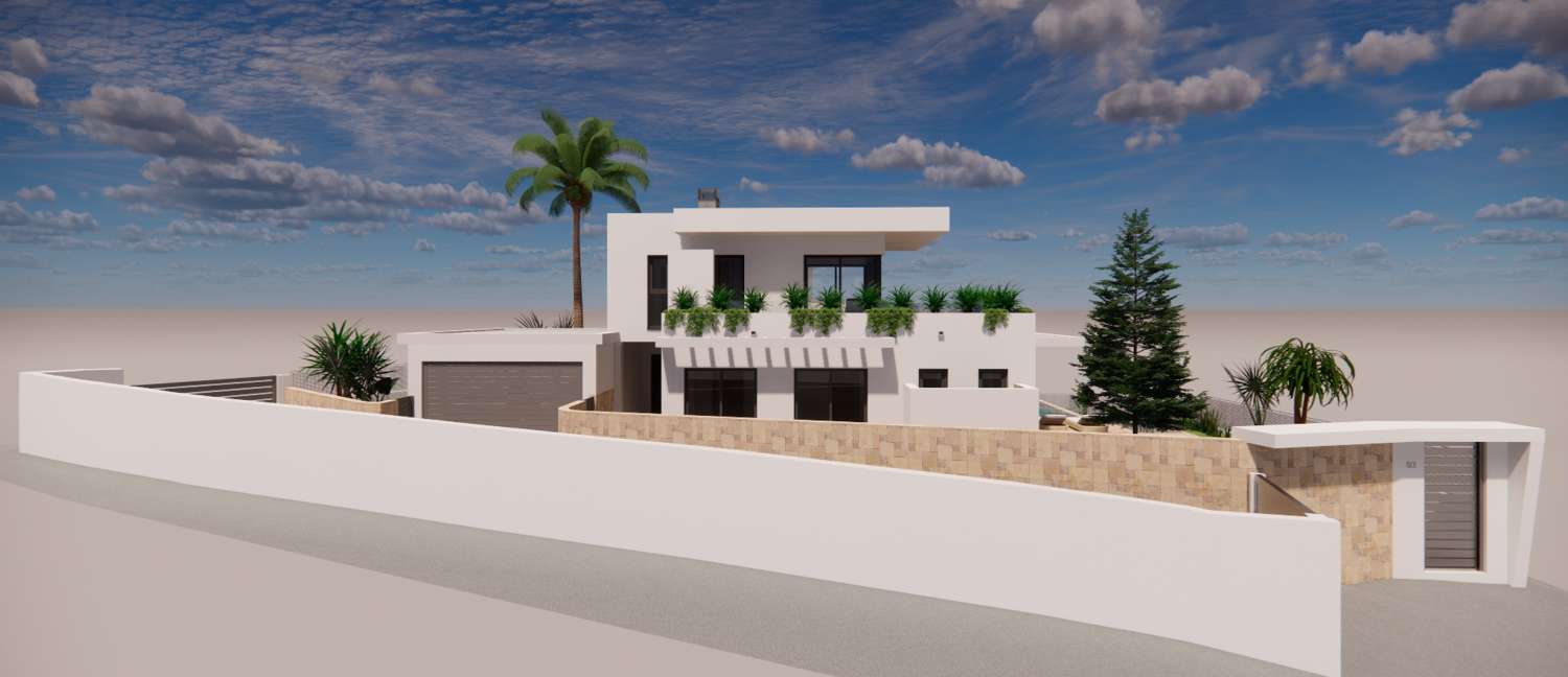 Hermosa parcela con vistas al mar y proyecto aprobado en Torremuelle!