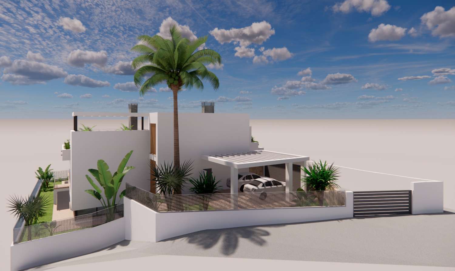Hermosa parcela con vistas al mar y proyecto aprobado en Torremuelle!