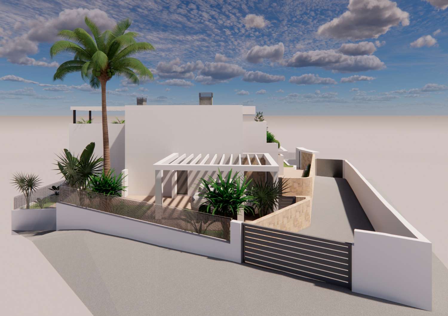 Hermosa parcela con vistas al mar y proyecto aprobado en Torremuelle!