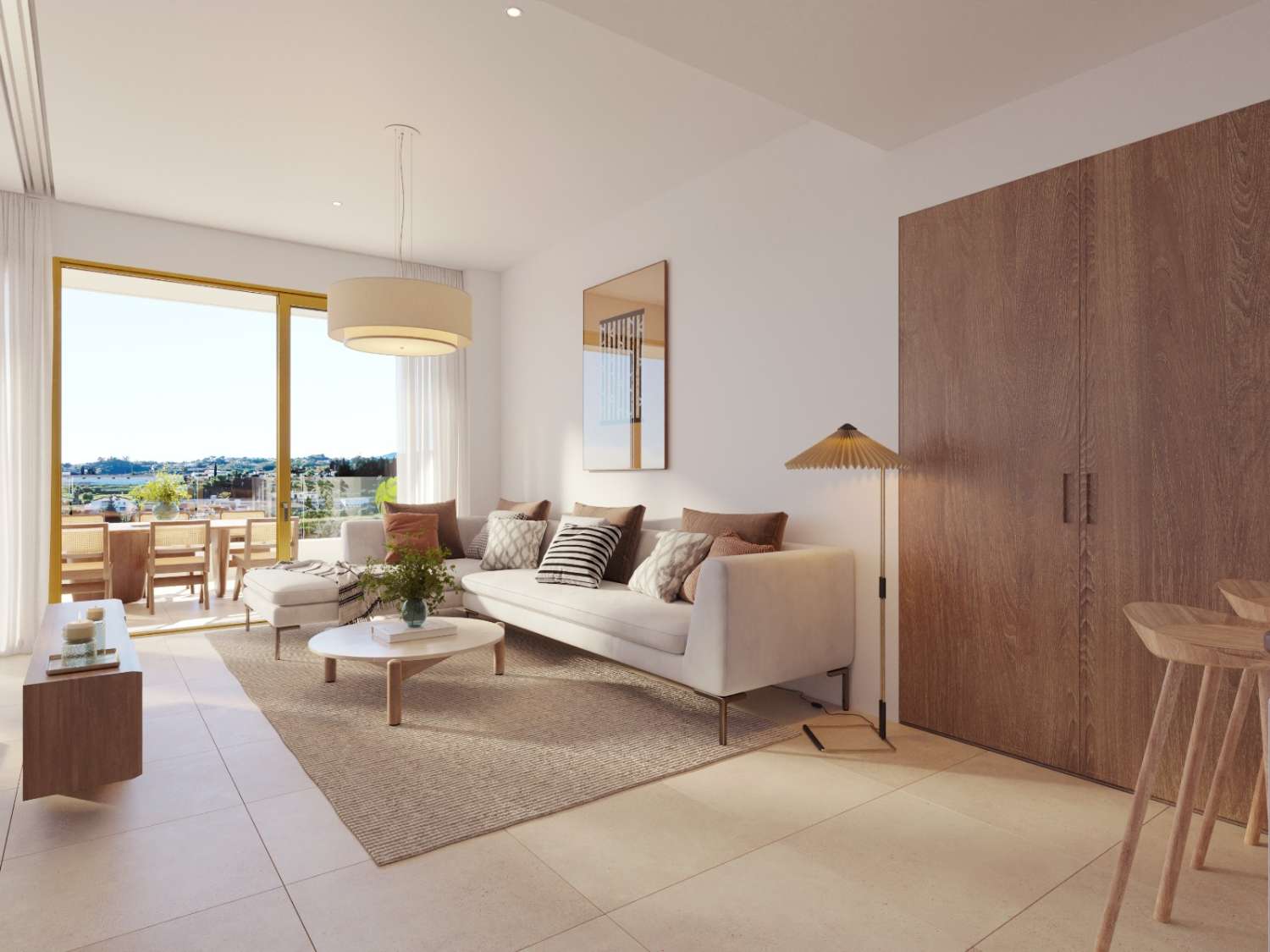 Fantastic new development in Los Pacos with sea views!